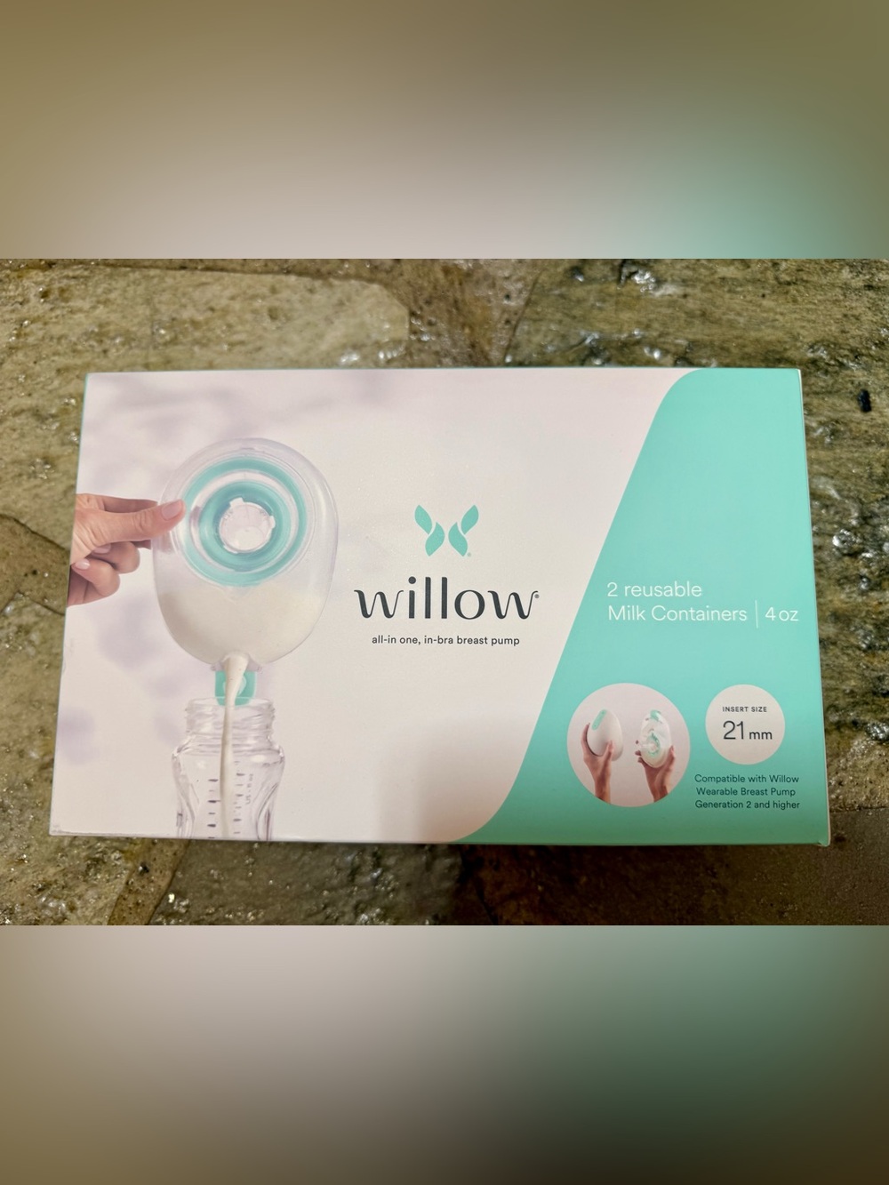 Willow 360 Reuseable Milk Containers 21mm